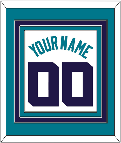Charlotte Name & Number - White Association (2014-2020) - Premier Tier 3