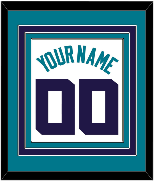 Charlotte Name & Number - White Association (2014-2020) - Premier Tier 3