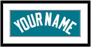 Charlotte Name - Teal Icon (2014-2020) - Single Mat 1