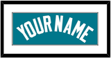 Charlotte Name - Teal Icon (2014-2020) - Single Mat 1