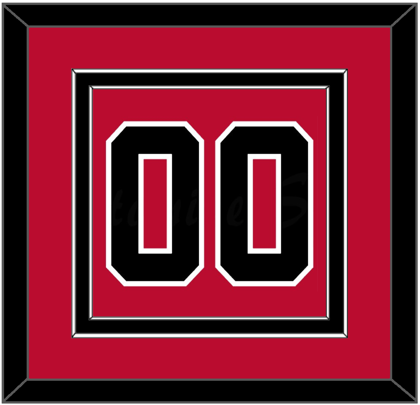 Chicago Number - Road Red (1986-2017) - Signature Tier 2