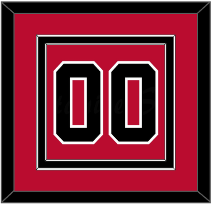 Chicago Number - Road Red (1986-2017) - Signature Tier 2