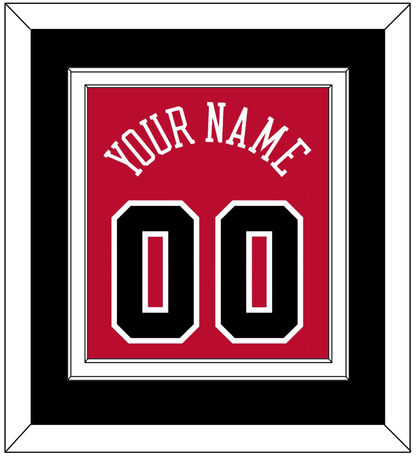 Chicago Name & Number - Red Icon - Signature Tier 3
