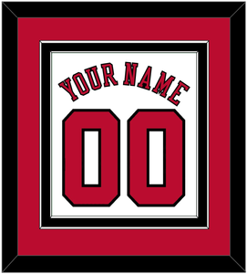 Chicago Name & Number - Home White (1986-2017) - Double Mat 2