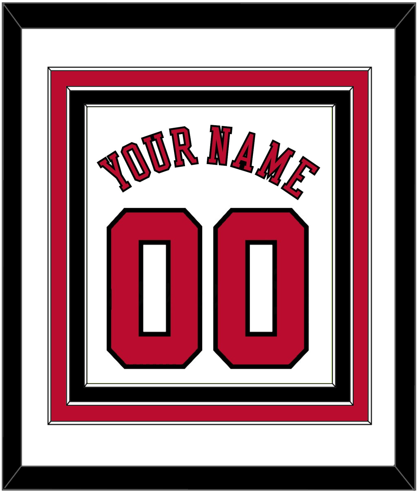 Chicago Name & Number - Home White (1986-2017) - Premier Tier 1