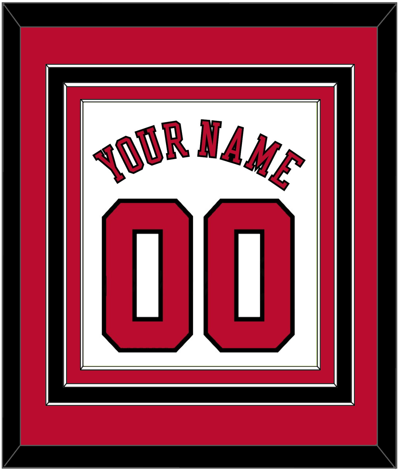 Chicago Name & Number - Home White (1986-2017) - Premier Tier 2