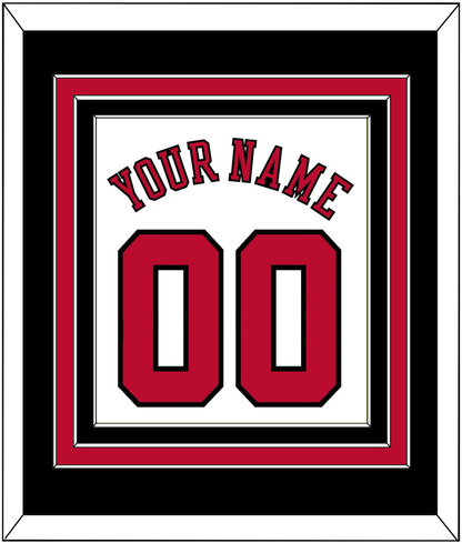 Chicago Name & Number - Home White (1986-2017) - Premier Tier 3