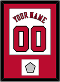 Chicago Name & Number With Champions Patch - Home White (1986-2017) - Single Mat 1