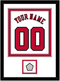 Chicago Name & Number With Finals Patch - Home White (1986-2017) - Double Mat 1