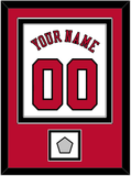 Chicago Name & Number With Finals Patch - Home White (1986-2017) - Double Mat 2