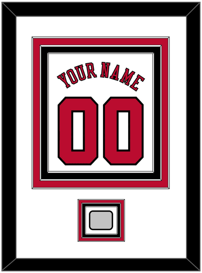 Chicago Name & Number With 2X Champions Patch - Home White (1986-2017) - Premier Tier 1