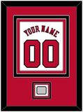 Chicago Name & Number With Champions Trophy Patch - Home White (1986-2017) - Triple Mat 2