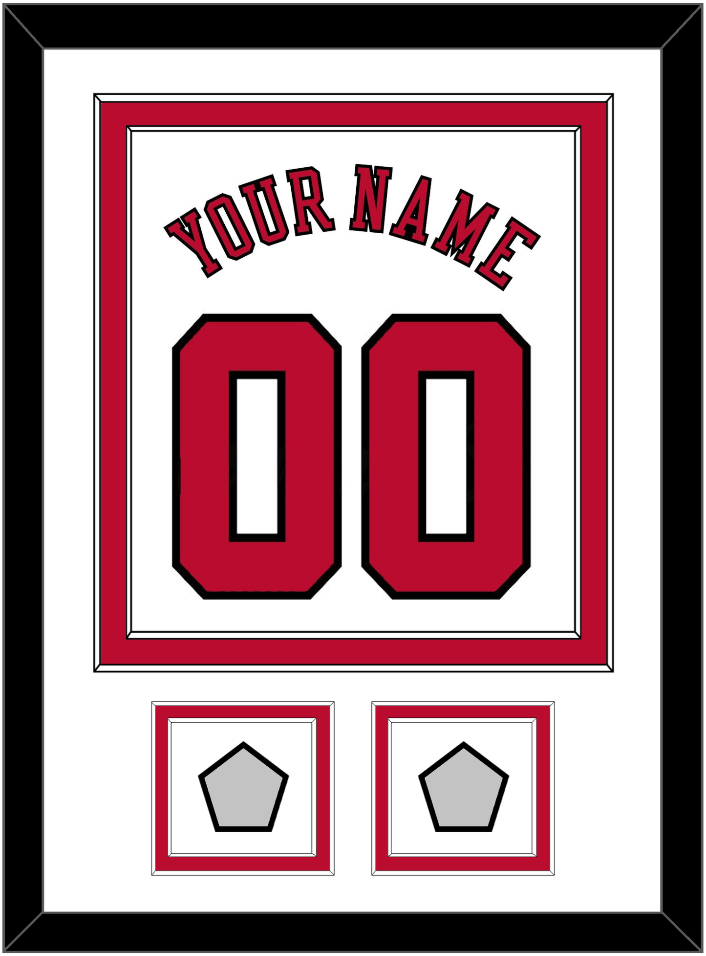 Chicago Name & Number With 2 Finals Patches - Home White (1986-2017) - Signature Tier 1