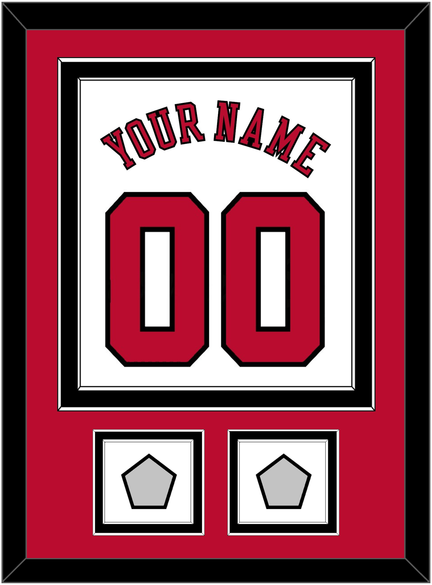 Chicago Name & Number With 2 Finals Patches - Home White (1986-2017) - Signature Tier 2