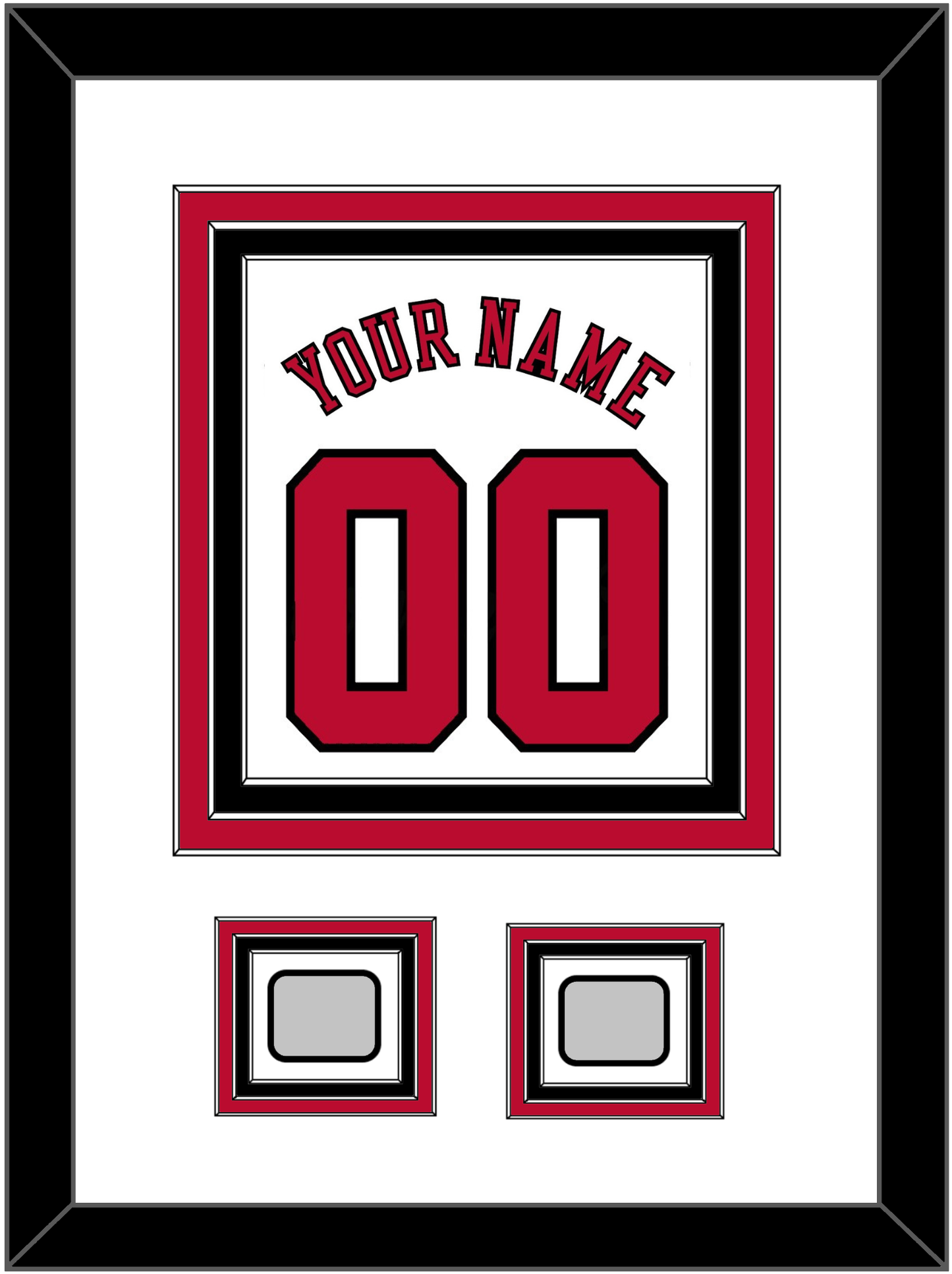 Chicago Name & Number With 2 Finals Patches - Home White (1986-2017) - Premier Tier 1