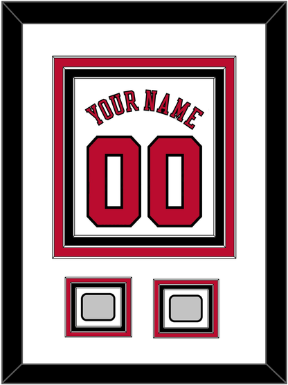 Chicago Name & Number With 2 Finals Patches - Home White (1986-2017) - Premier Tier 1