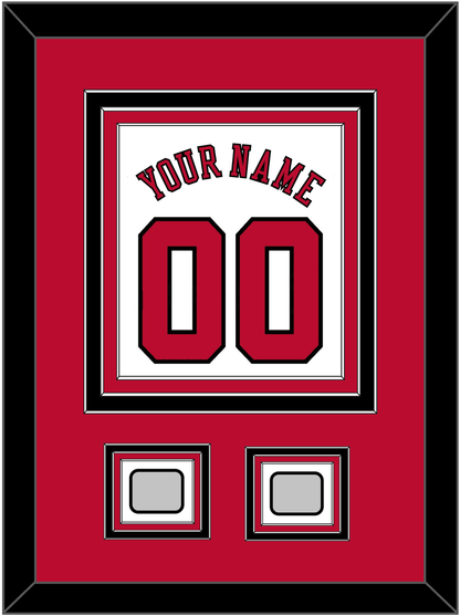 Chicago Name & Number With 2 Champions Patches - Home White (1986-2017) - Premier Tier 2