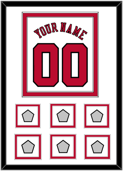 Chicago Name & Number With 6 Champions Trophy Patches - Home White (1986-2017) - Signature Tier 1