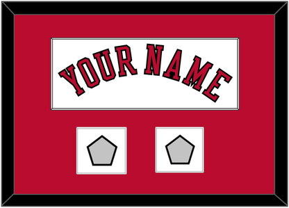 Chicago Name & 2 Champions Trophy Patches - Home White (1986-2017) - Essential Tier 1