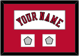 Chicago Name & 2 Champions Trophy Patches - Home White (1986-2017) - Single Mat 1