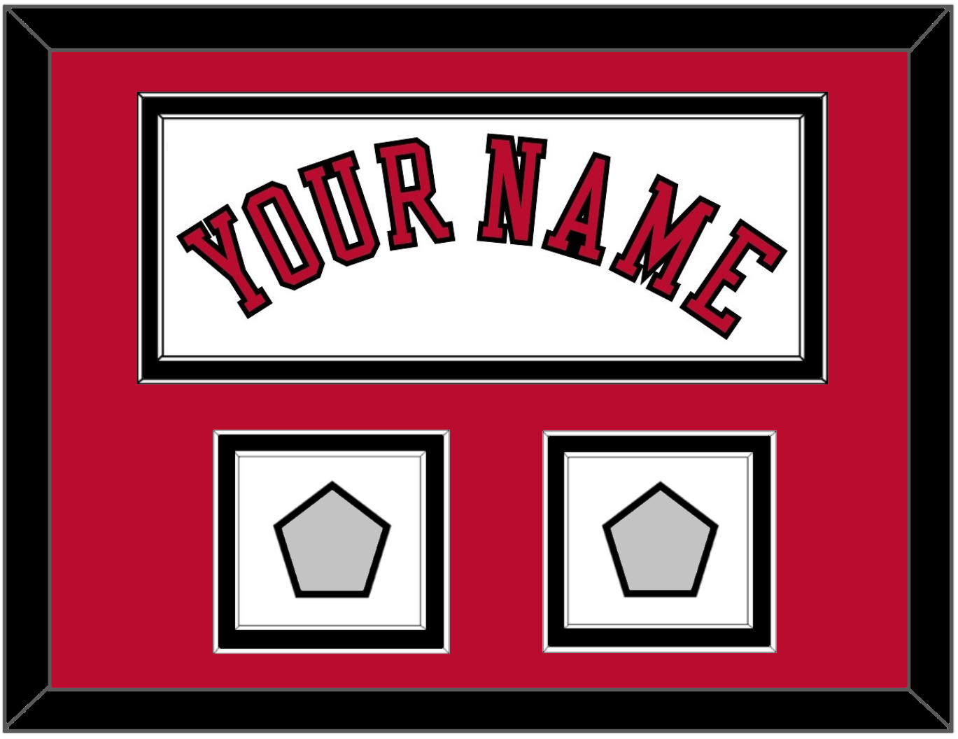 Chicago Name & 2 Champions Trophy Patches - Home White (1986-2017) - Signature Tier 3