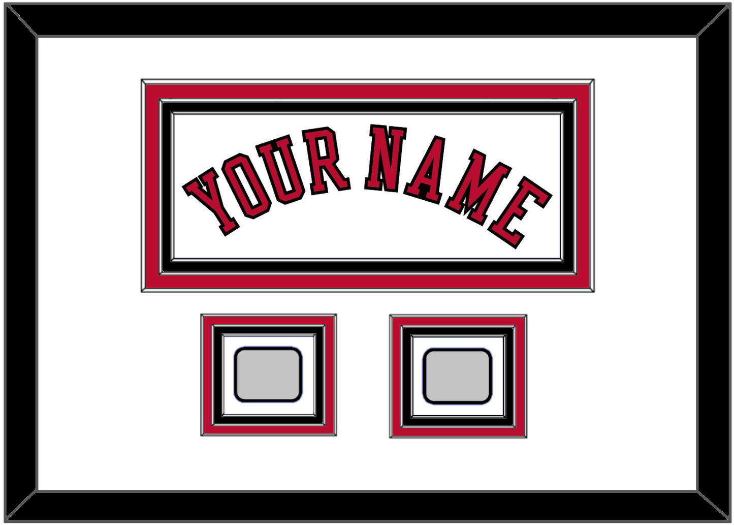 Chicago Name & 2 Finals Patches - Home White (1986-2017) - Premier Tier 1