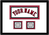 Chicago Name & 2 Champions Patches - Home White (1986-2017) - Triple Mat 1