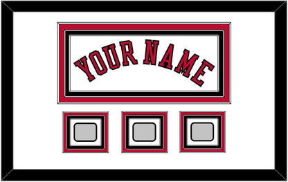 Chicago Name & 3 Champions Trophy Patches - Home White (1986-2017) - Premier Tier 1