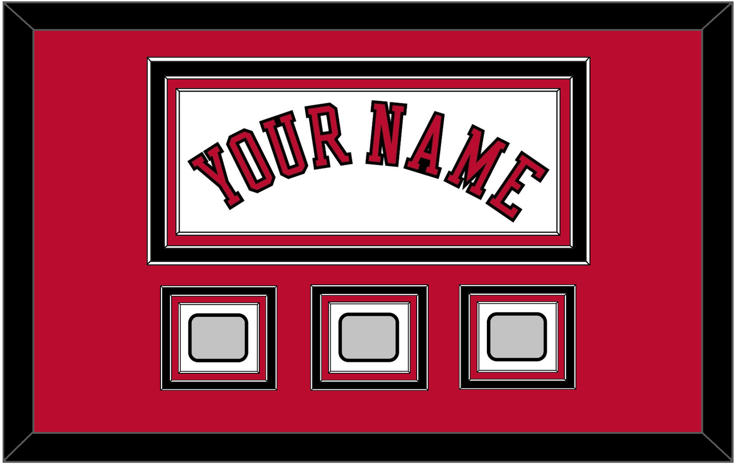 Chicago Name & 3 Finals Patches - Home White (1986-2017) - Premier Tier 2
