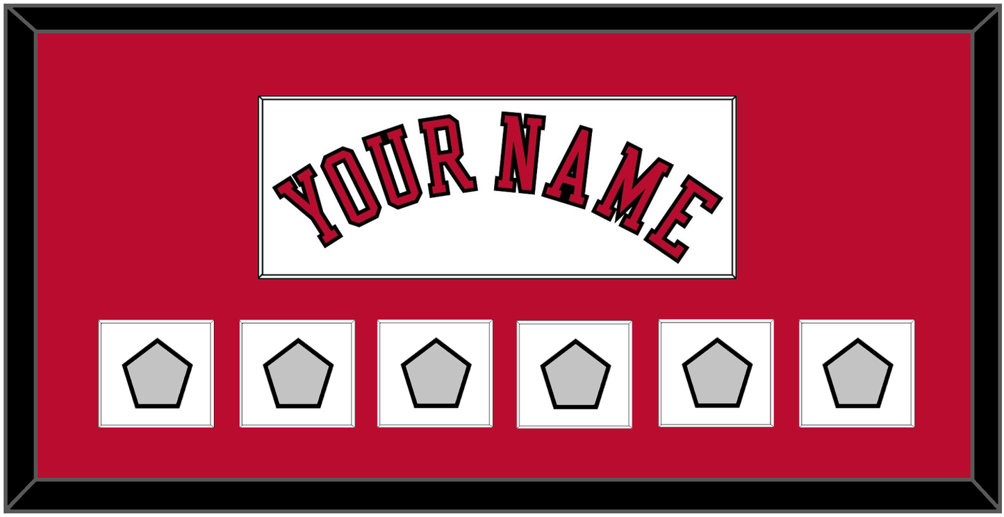 Chicago Name & 6 Champions Trophy Patches - Home White (1986-2017) - Essential Tier 1