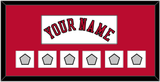Chicago Name & 6 Champions Trophy Patches - Home White (1986-2017) - Single Mat 1