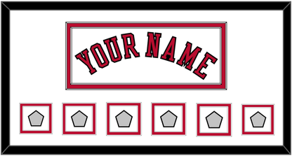 Chicago Name & 6 Champions Trophy Patches - Home White (1986-2017) - Signature Tier 1