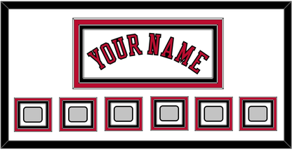 Chicago Name & 6 Champions Trophy Patches - Home White (1986-2017) - Premier Tier 1