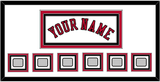 Chicago Name & 6 Champions Trophy Patches - Home White (1986-2017) - Triple Mat 1