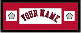 Chicago Name & 2 Champions Patches - Home White (1986-2017) - Single Mat 2