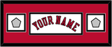 Chicago Name & 2 Champions Patches - Home White (1986-2017) - Double Mat 4