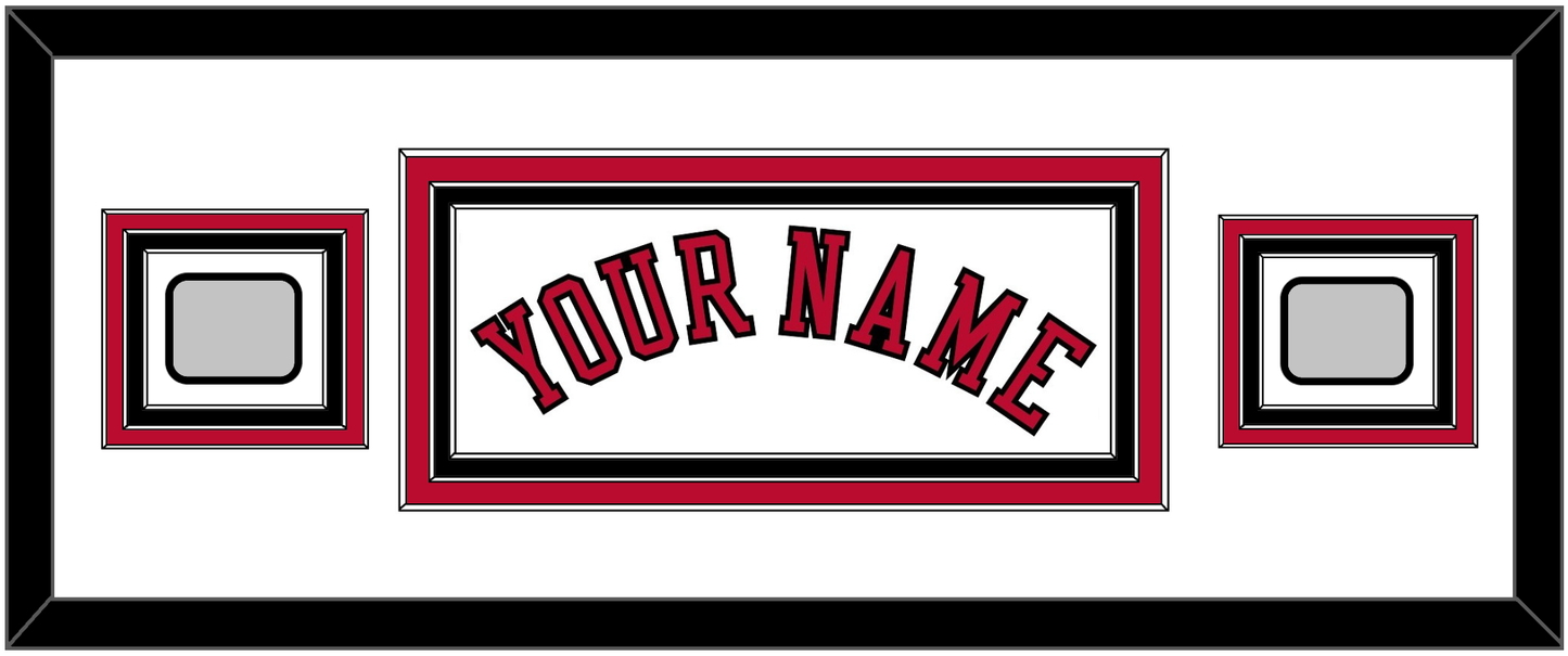 Chicago Name & 2 Champions Patches - Home White (1986-2017) - Premier Tier 2