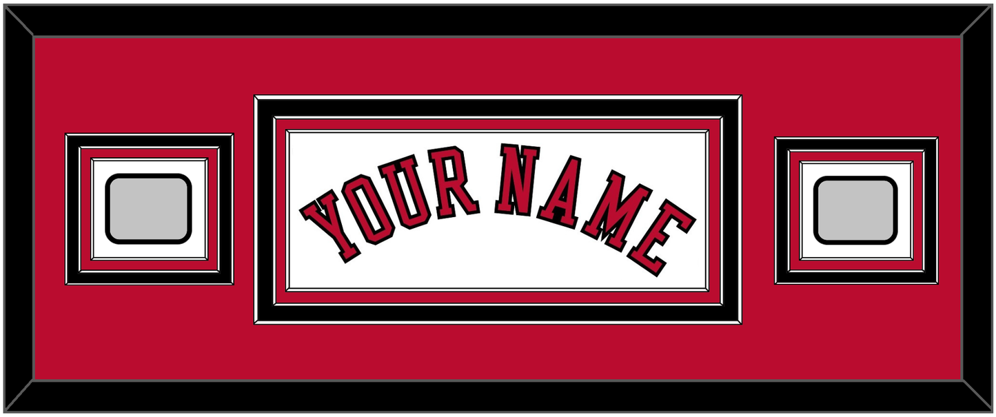 Chicago Name & 2 Finals Patches - Home White (1986-2017) - Premier Tier 4