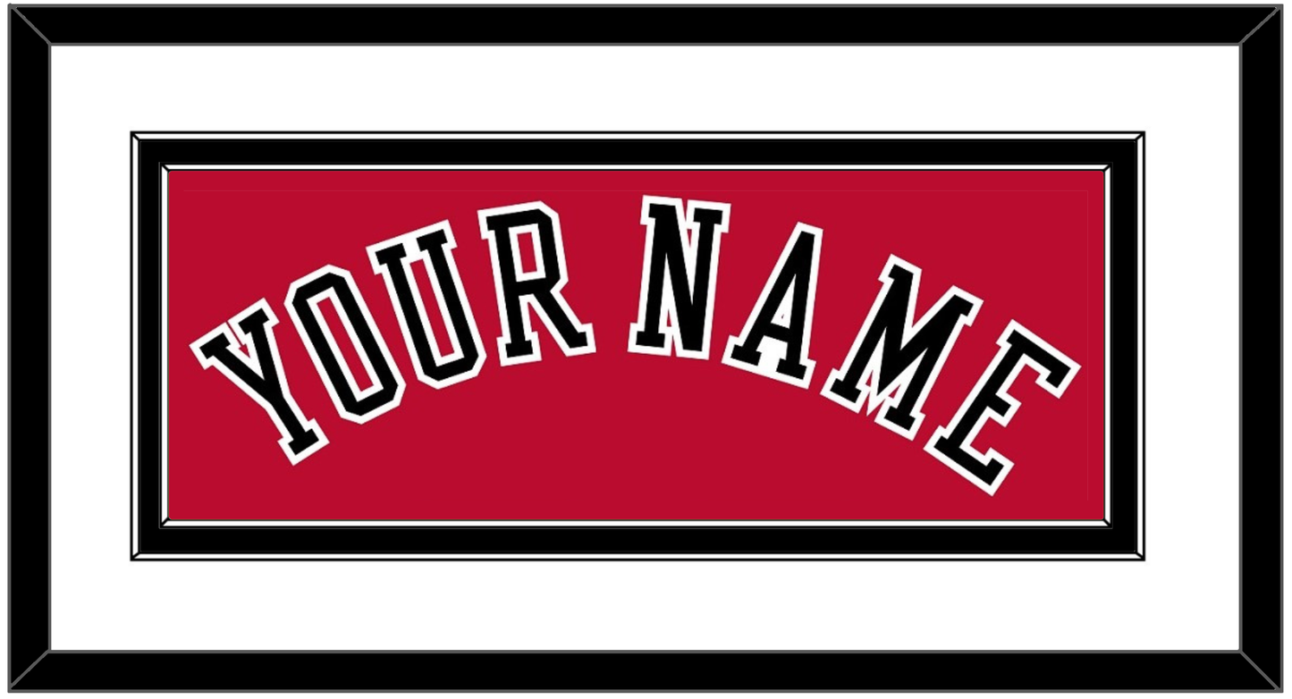 Chicago Name - Road Red (1986-2017) - Signature Tier 1