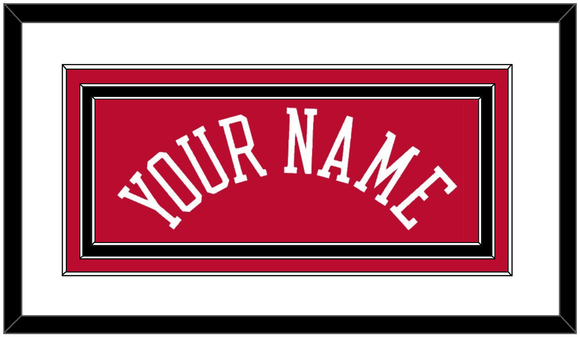 Chicago Name - Red Icon - Triple Mat 1