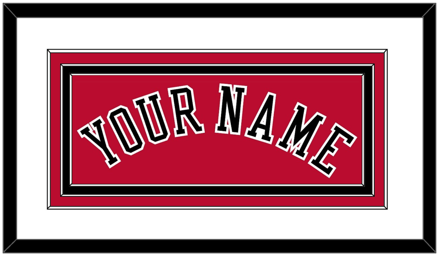 Chicago Name - Road Red (1986-2017) - Premier Tier 1