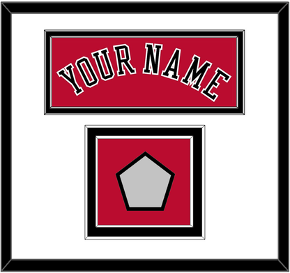 Chicago Name & 6X Champions Patch - Road Red (1986-2017) - Signature Tier 1