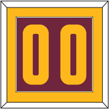 Cleveland Number - Road Red (2010-2017) - Single Mat 2