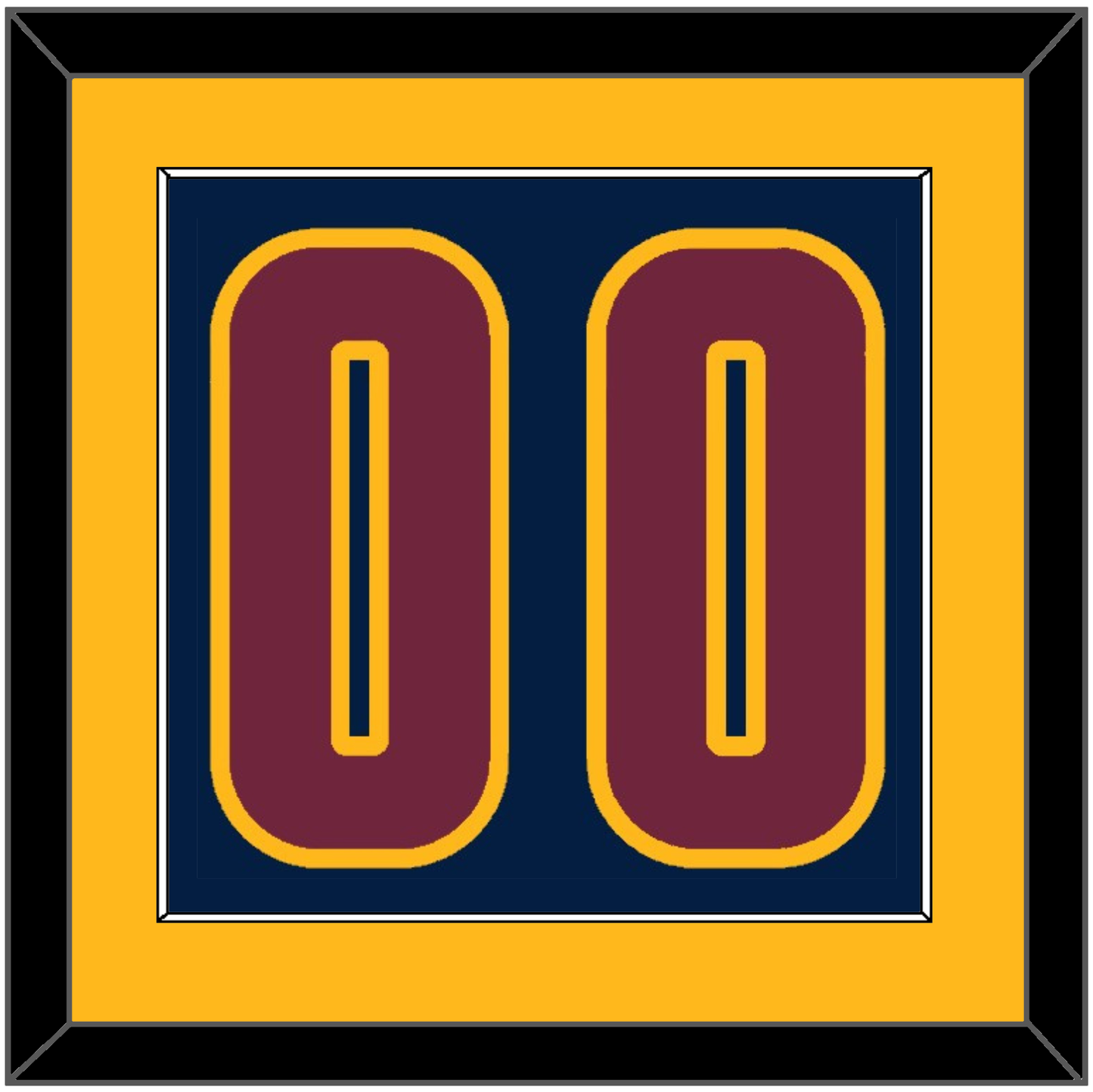 Cleveland Number - Alternate Blue (2014-2017) - Essential Tier 2