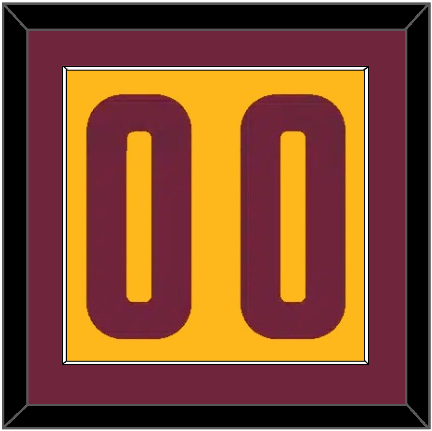 Cleveland Number - Alternate Yellow (2012-2017) - Essential Tier 2