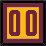 Cleveland Number - Alternate Yellow (2012-2017) - Single Mat 2