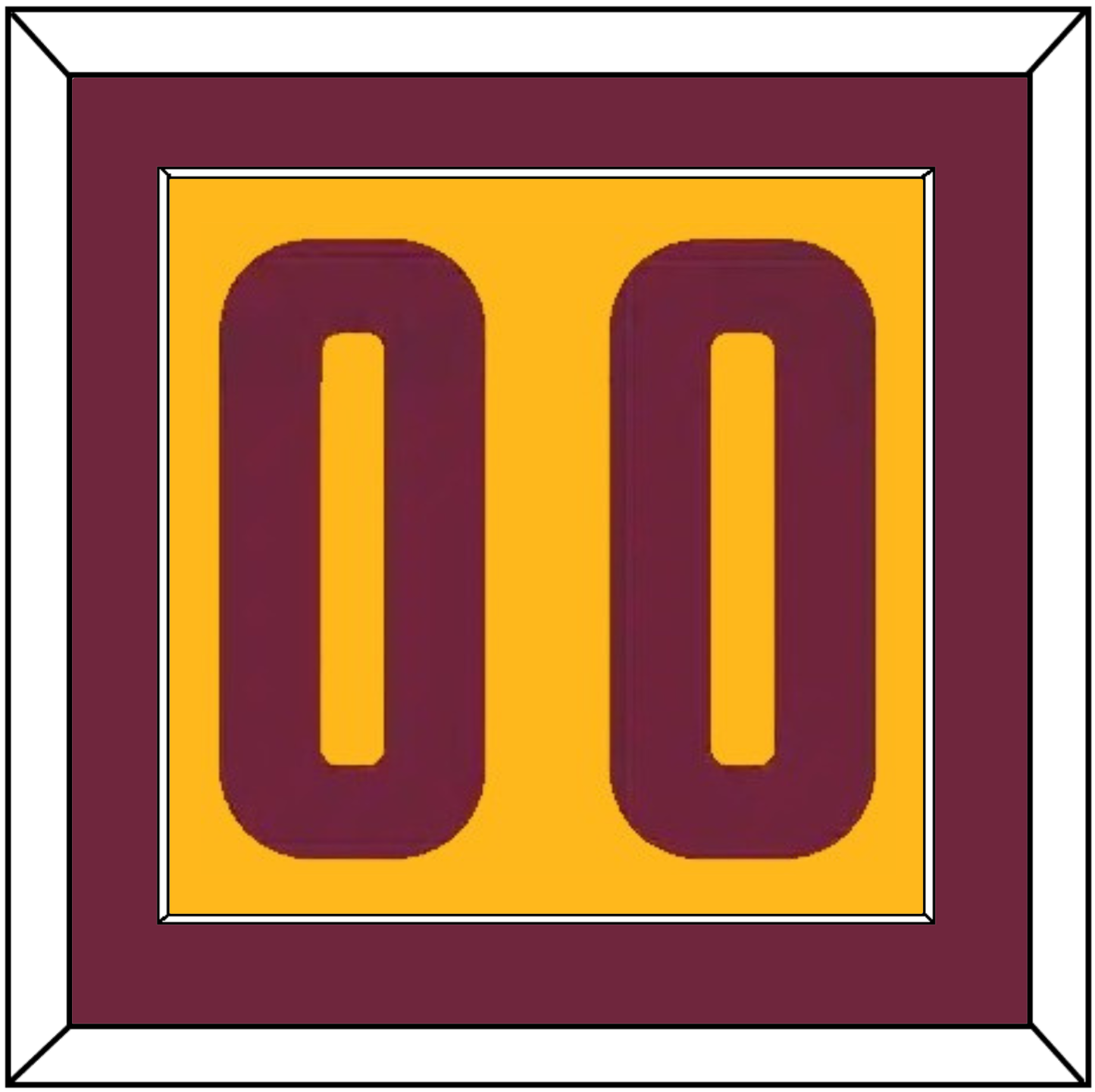 Cleveland Number - Alternate Yellow (2012-2017) - Essential Tier 2