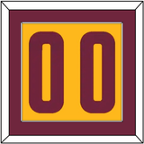 Cleveland Number - Alternate Yellow (2012-2017) - Single Mat 2
