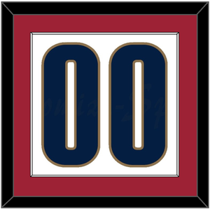 Cleveland Number - Home White (2003-2010) - Single Mat 1