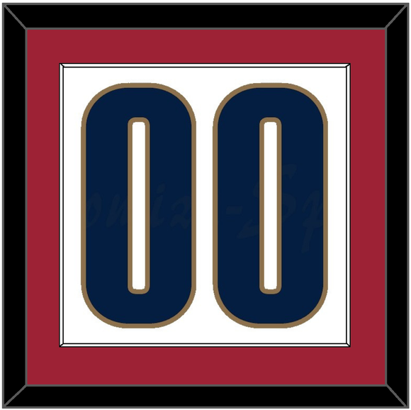 Cleveland Number - Home White (2003-2010) - Single Mat 1